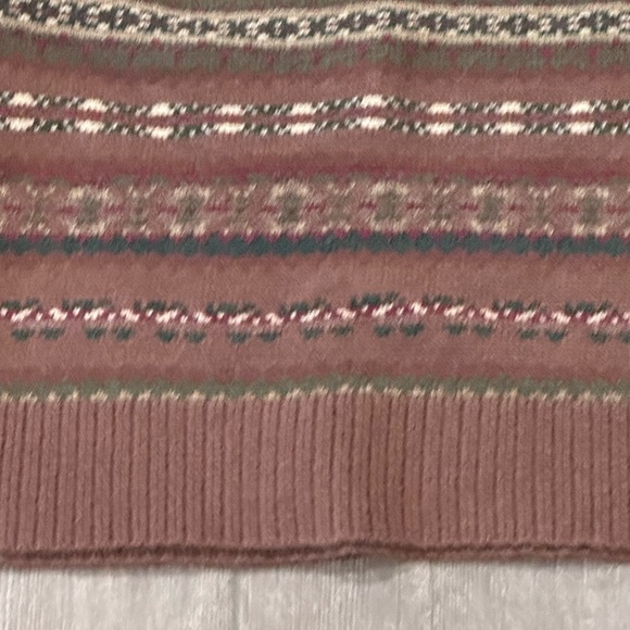 NWT Bailey Rose Women's Brown Striped Sweater Cropped Style Size M - Picture 6 of 12